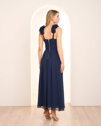 Cicero Ruffle Shoulder Dress