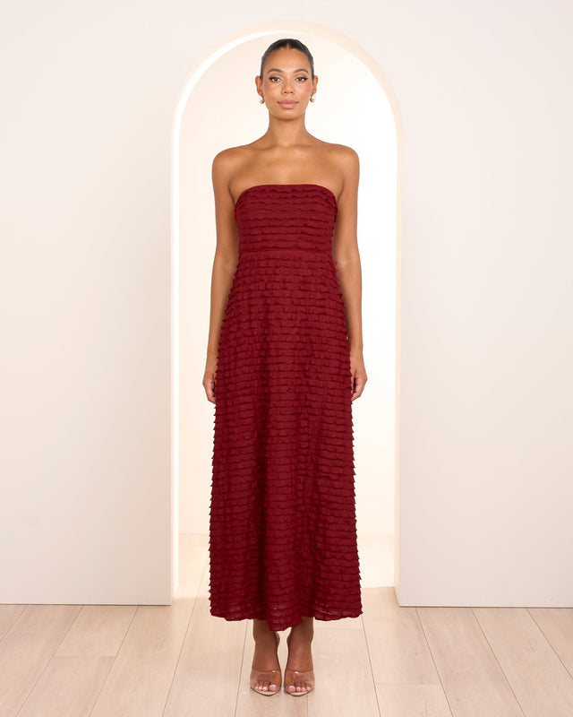 Nira Strapless Maxi Dress