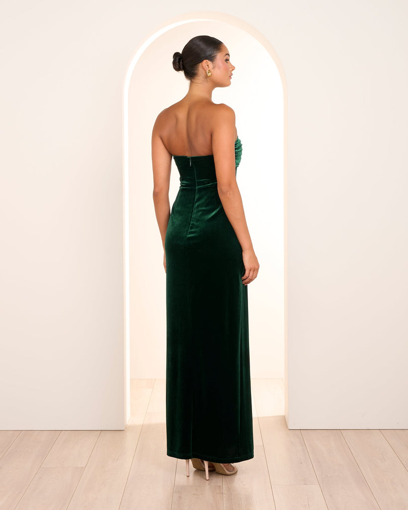 Vally Strapless Velvet Gown â Pilgrim Clothing Outlet