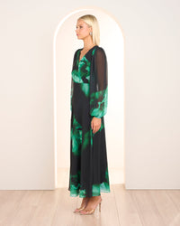Briella V-neck A-line Dress