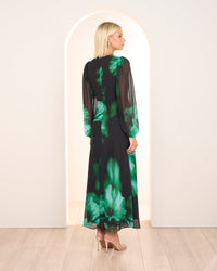 Briella V-neck A-line Dress
