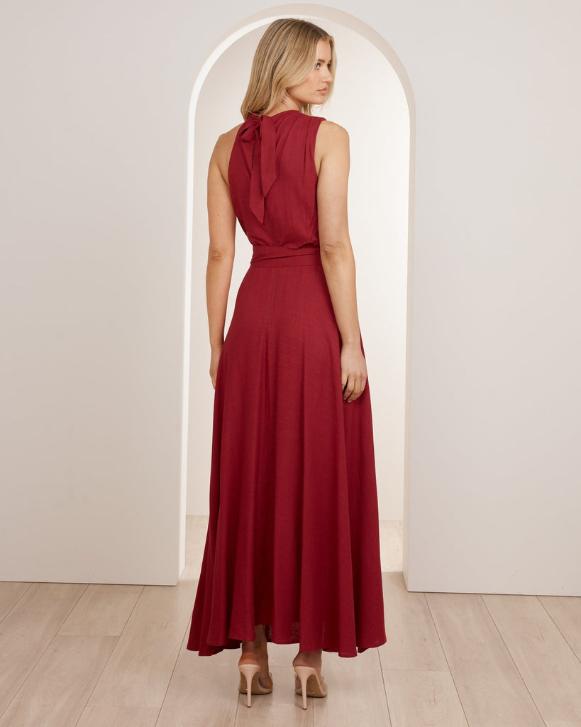 Luna High Neck Midi Dress – Pilgrim Clothing Outlet