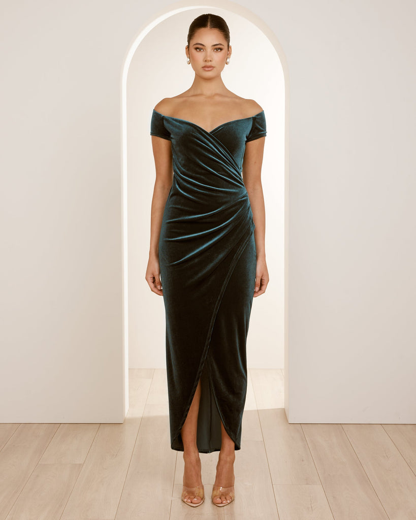 Ashton Off Shoulder Gown  Pilgrim Clothing Outlet