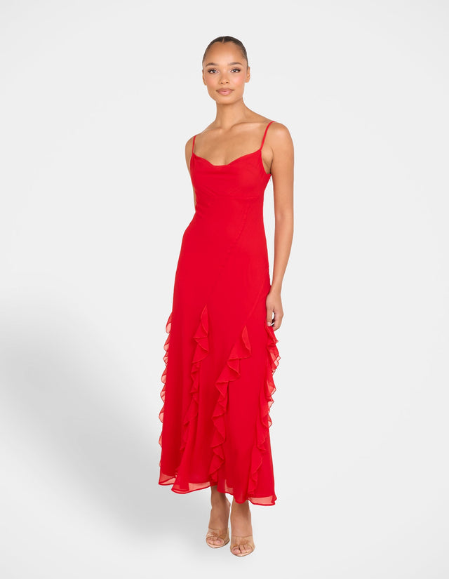 Faithful Frill Maxi Dress