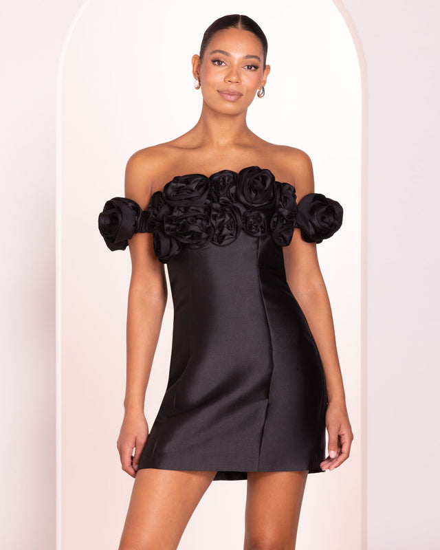 Elena Rose A-line Mini Dress