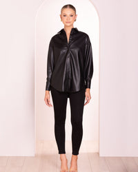 Rowan Vegan Leather Shirt