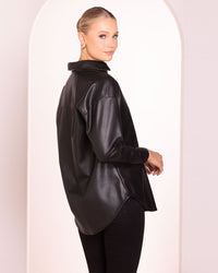 Rowan Vegan Leather Shirt