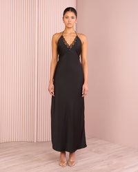 Naomi Satin Midi Dress