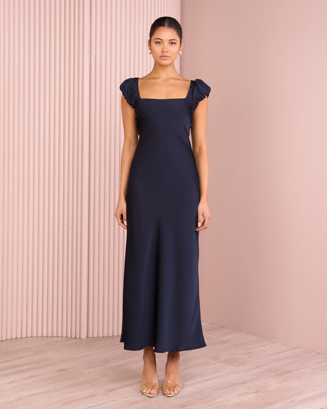 Flora Cap Sleeve Maxi Dress