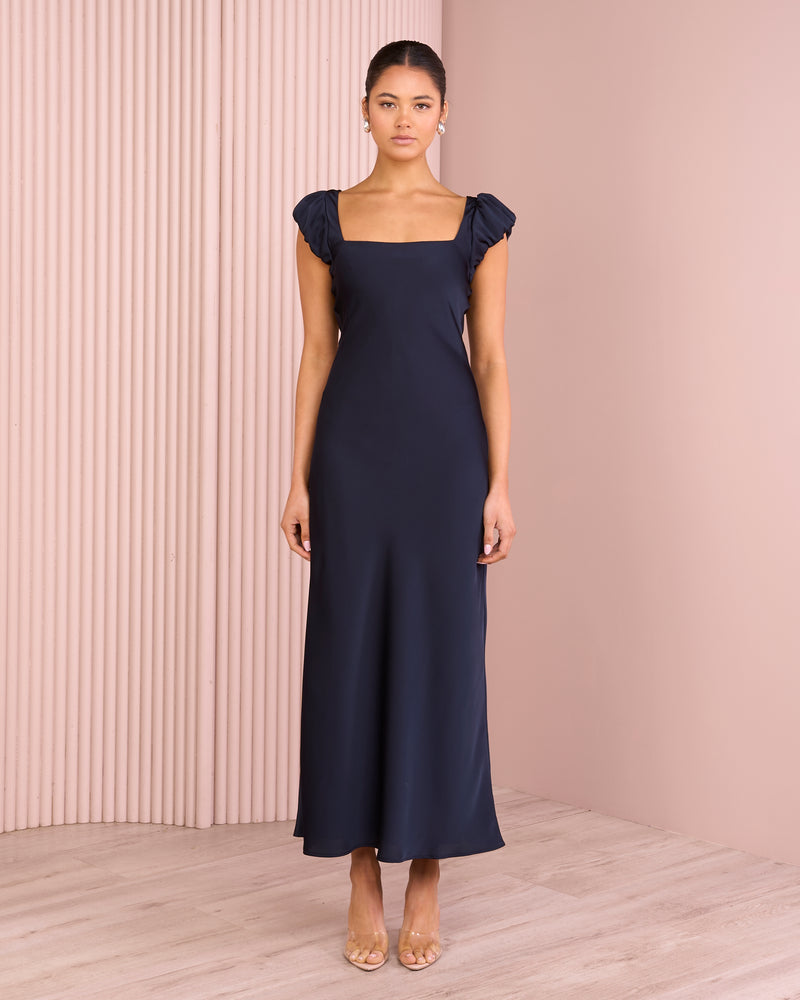 Flora Cap Sleeve Maxi Dress
