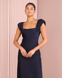 Flora Cap Sleeve Maxi Dress