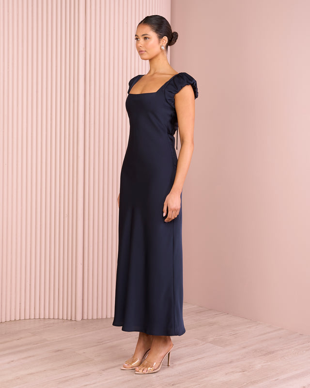 Flora Cap Sleeve Maxi Dress