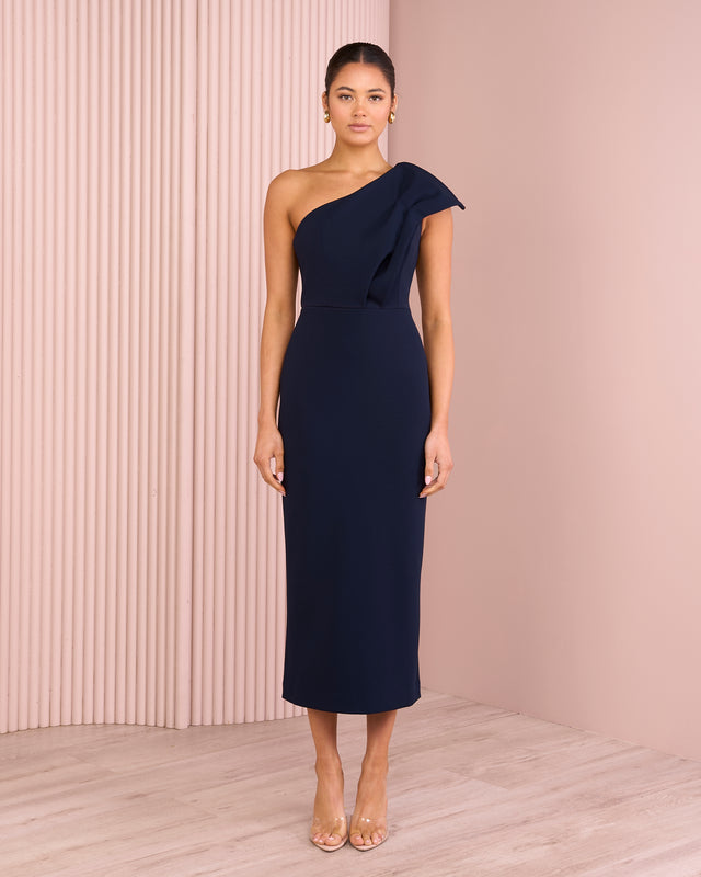 Axel One Shoulder Midi Dress
