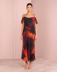 Brianna Cowl Neck Dress