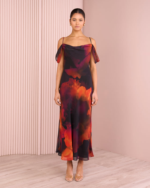 Brianna Cowl Neck Dress