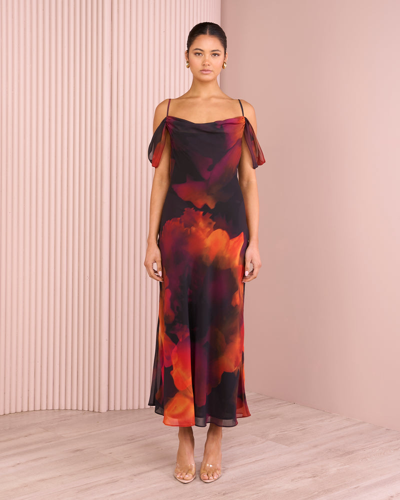 Brianna Cowl Neck Dress