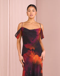 Brianna Cowl Neck Dress