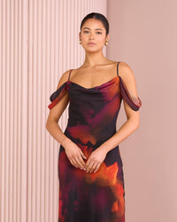 Brianna Cowl Neck Dress