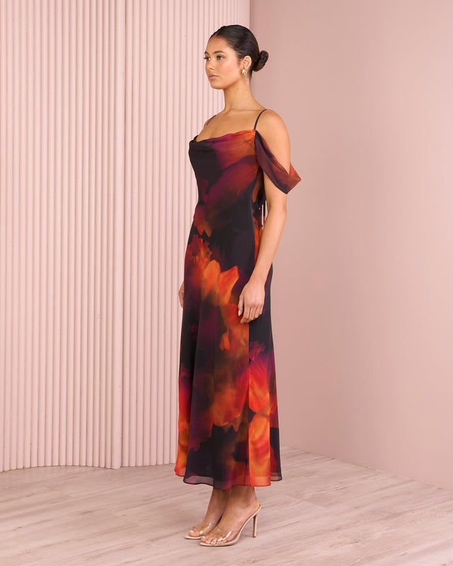 Brianna Cowl Neck Dress