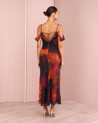 Brianna Cowl Neck Dress