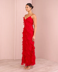 Penelope Ruffle Maxi Dress