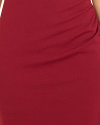 Kiya Asymmetric Midi Dress