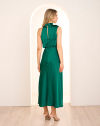 Briar High Neck Midi Dress