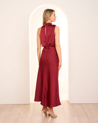 Briar High Neck Midi Dress