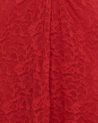 Calista Strapless Lace Gown
