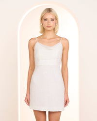 Bari Beaded Mini Dress