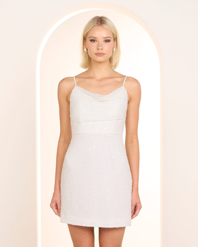 Bari Beaded Mini Dress