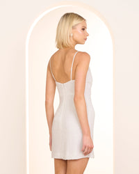 Bari Beaded Mini Dress