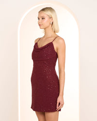 Bari Beaded Mini Dress