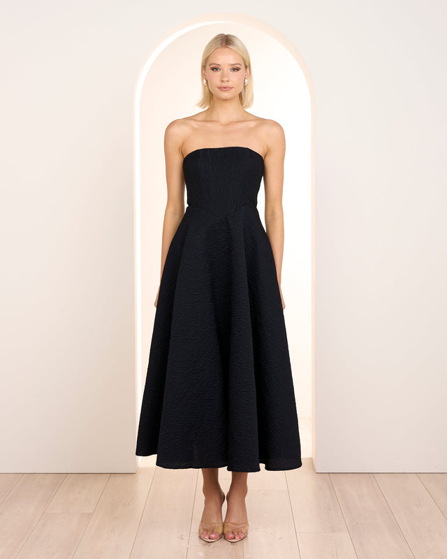 Ima Strapless Midi Dress