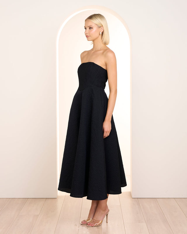 Ima Strapless Midi Dress