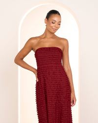 Nira Strapless Maxi Dress