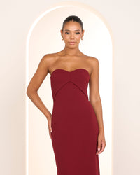 Rumi Strapless Midi Dress