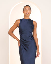Gita Boat Neck Dress