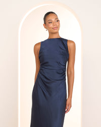 Gita Boat Neck Dress