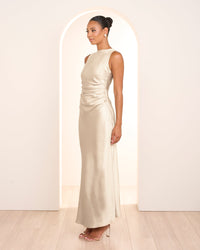 Gita Boat Neck Dress