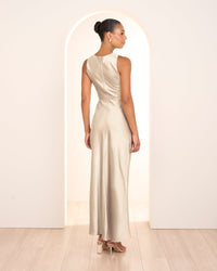 Gita Boat Neck Dress