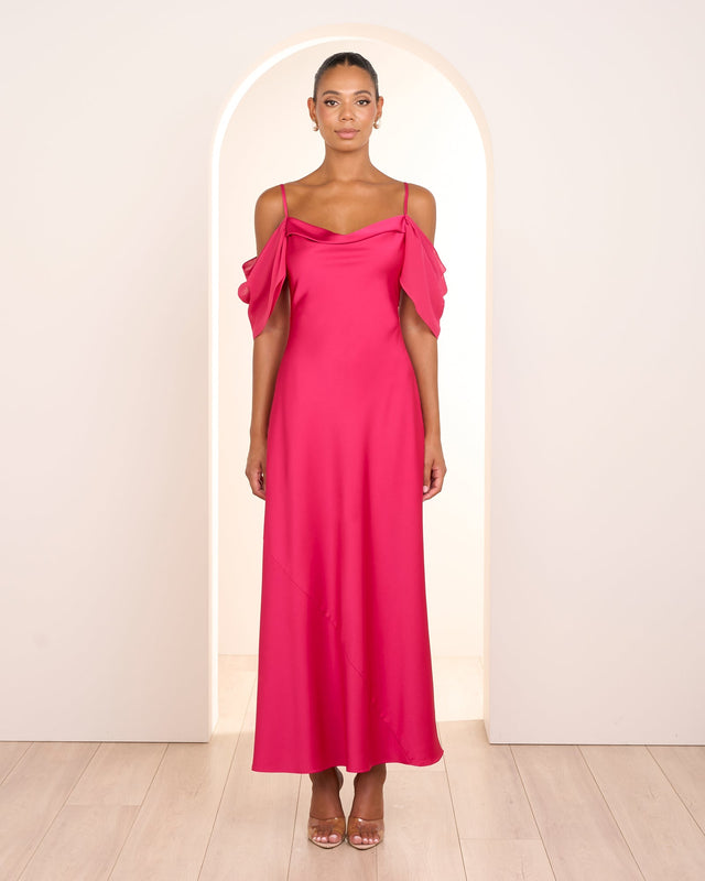 Sirena Cowl Neck Maxi Dress