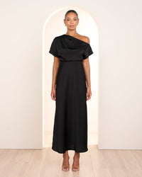 Umani Asymmetric Neck Dress