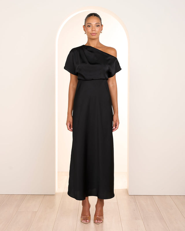 Umani Asymmetric Neck Dress