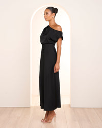 Umani Asymmetric Neck Dress