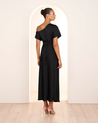 Umani Asymmetric Neck Dress