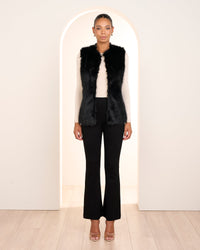 Qiko Fur Longline Vest