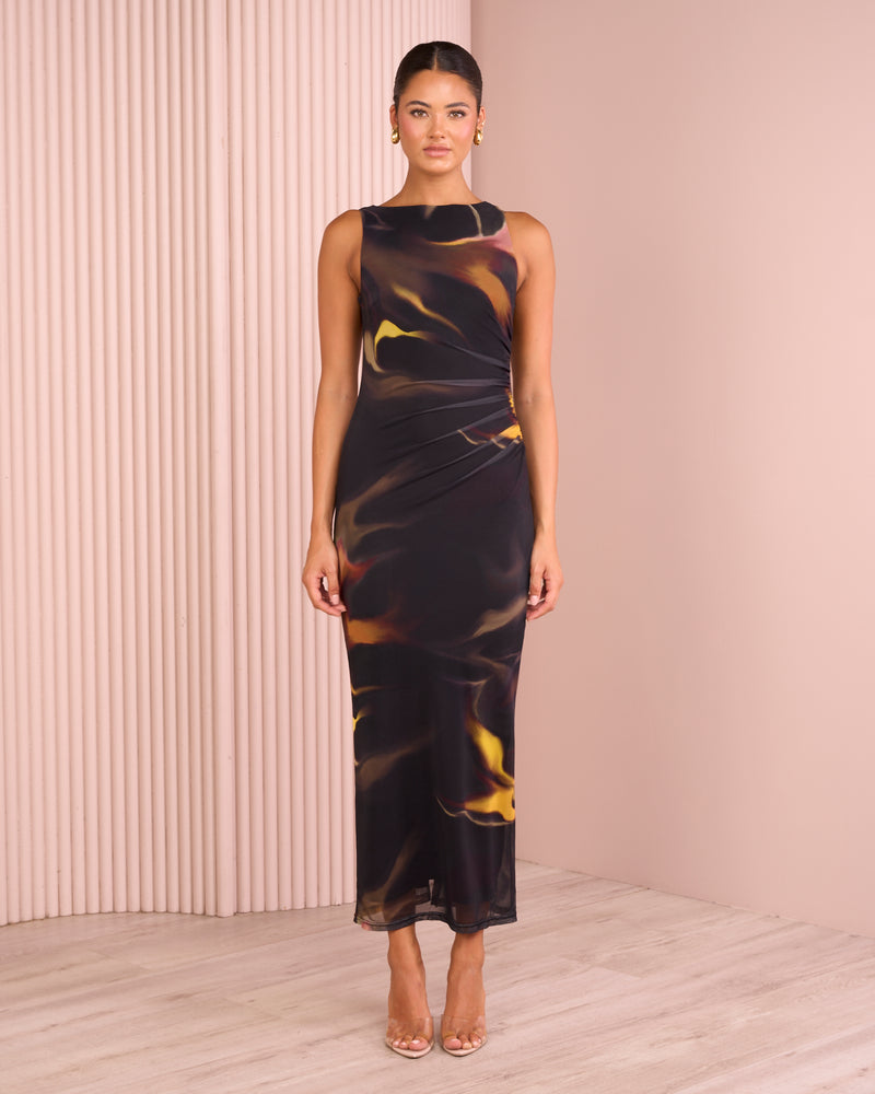 Harvey Maxi Mesh Dress