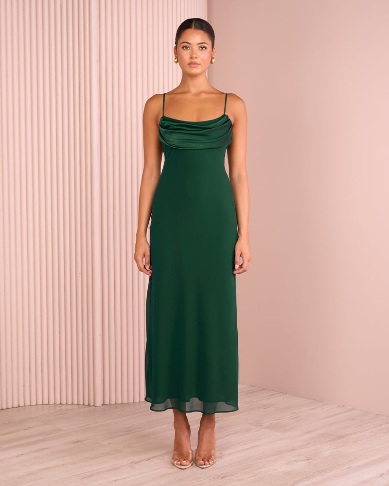 Marisol Bias Cut Maxi Dress