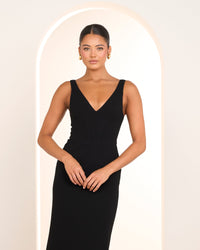 Bettina Plunge Corset Gown